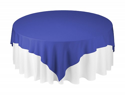 Скатерть квадратная синяя