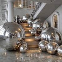 Фотозона Welcome sfera серебро