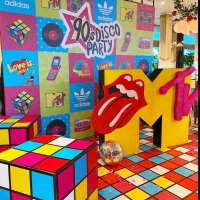 Фотозона Disco party MTV 90s