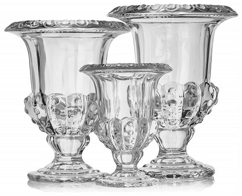 Набор прозрачных ваз Тасо
