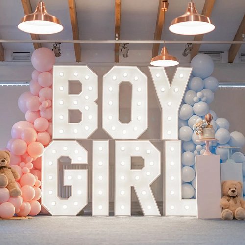 Фотозона Boy Girl на Гендер Пати