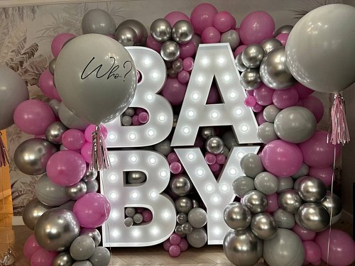 Фотозона BABY на Гендер Пати