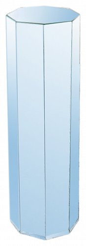 Колонна зеркальная сота 120 см