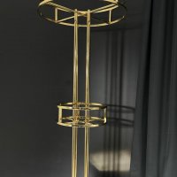 Стойка для цветов золотая Флория 120 см
