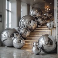 Фотозона Welcome sfera серебро